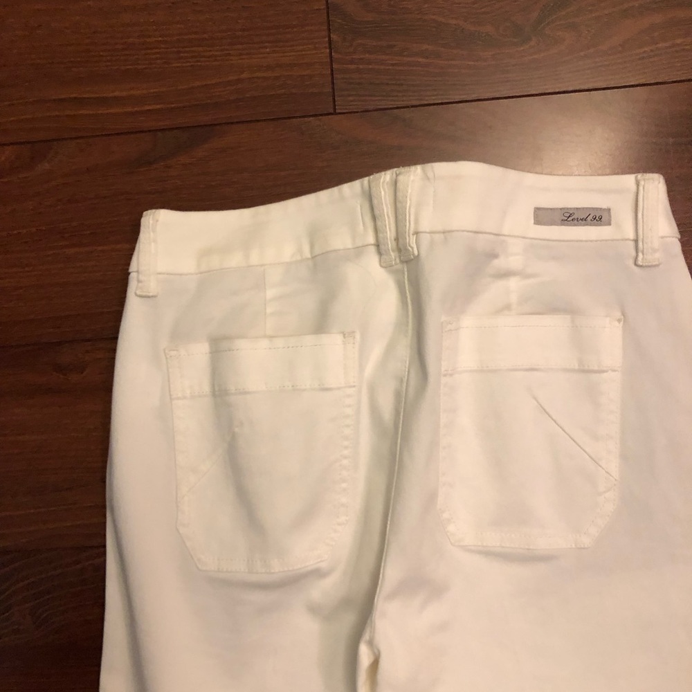 Level 99 white pants size 26 Anthropologie - Picture 4 of 4
